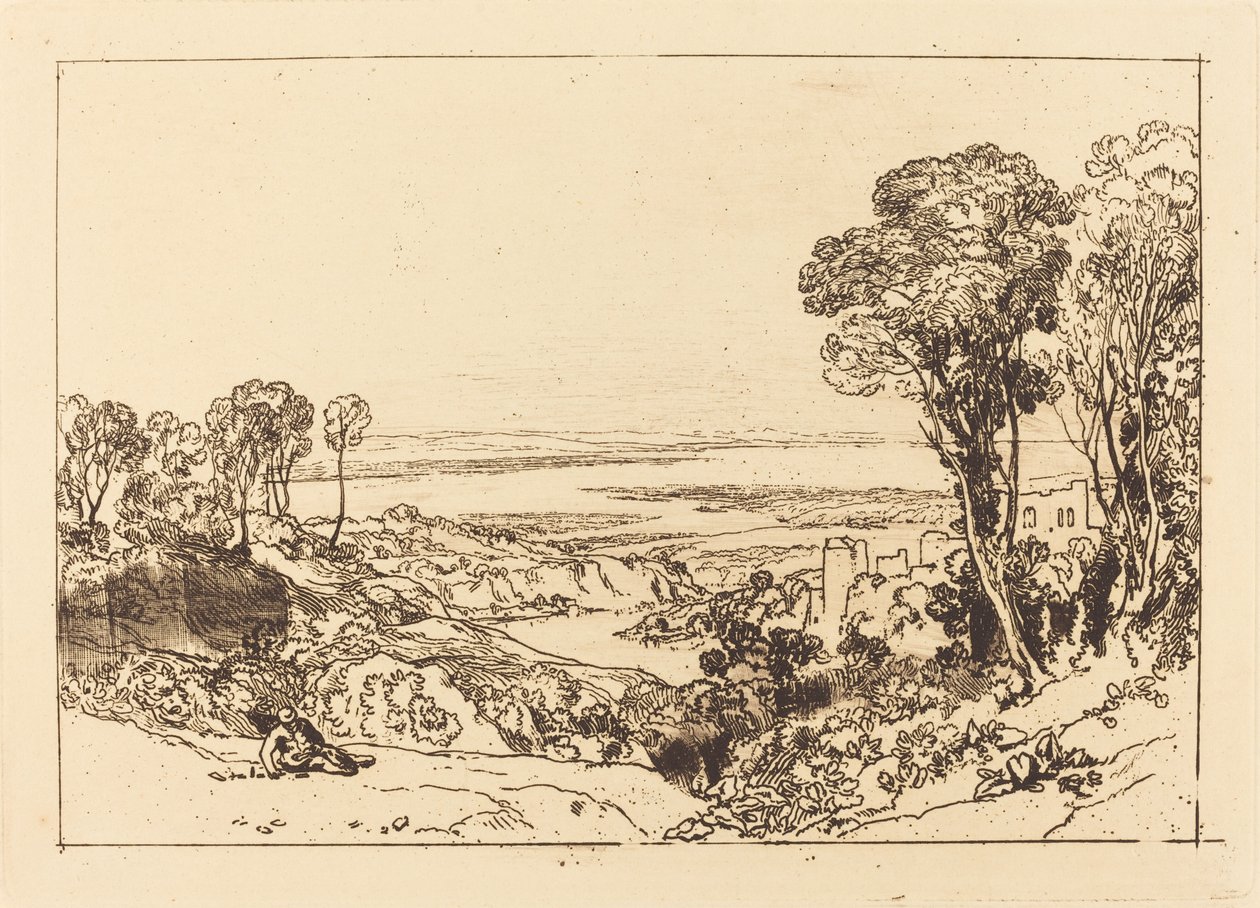 Zusammenfluss von Severn und Wye, veröffentlicht 1811 von Joseph Mallord William Turner
