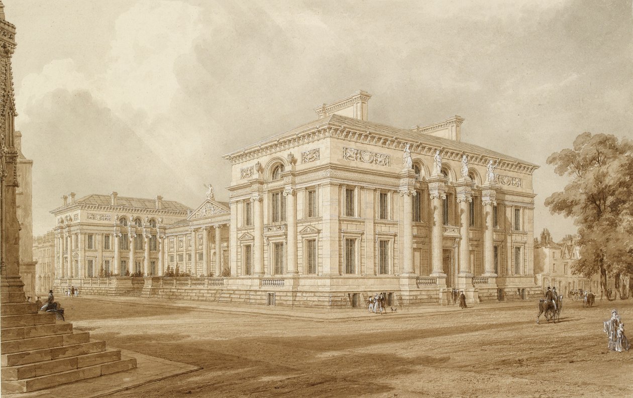 Südostansicht des Taylor-Gebäudes und der Universitätsgalerien von Joseph Mallord William Turner