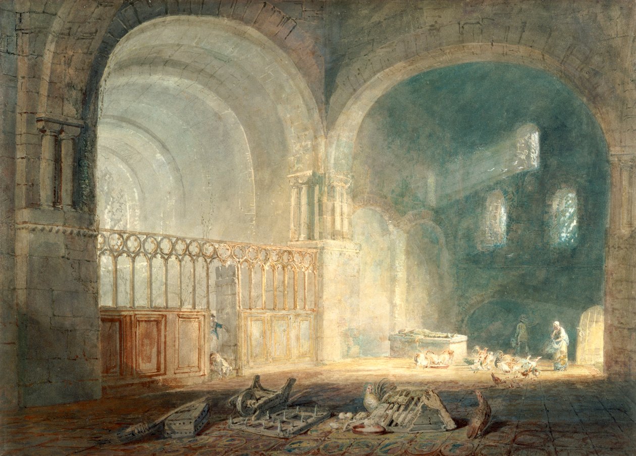 Querschiff der Ewenny Priory, Glamorganshire von Joseph Mallord William Turner
