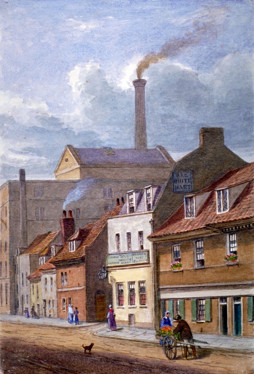 The White Hart Inn, High Street, Shadwell, London, ca. 1865 von JT Wilson