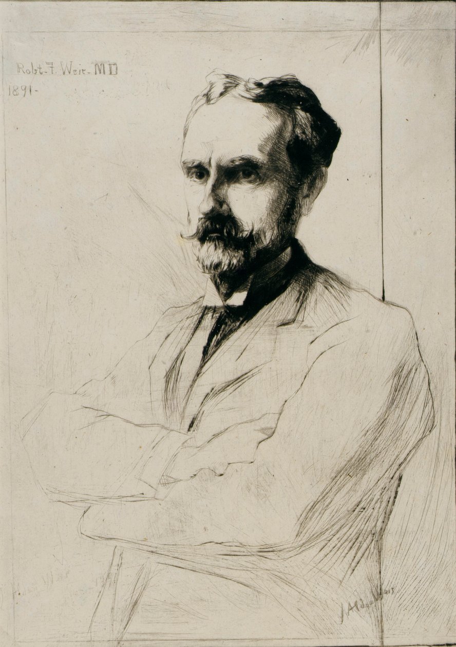 Porträt von Dr. Robert F. Weir von J. Alden Weir