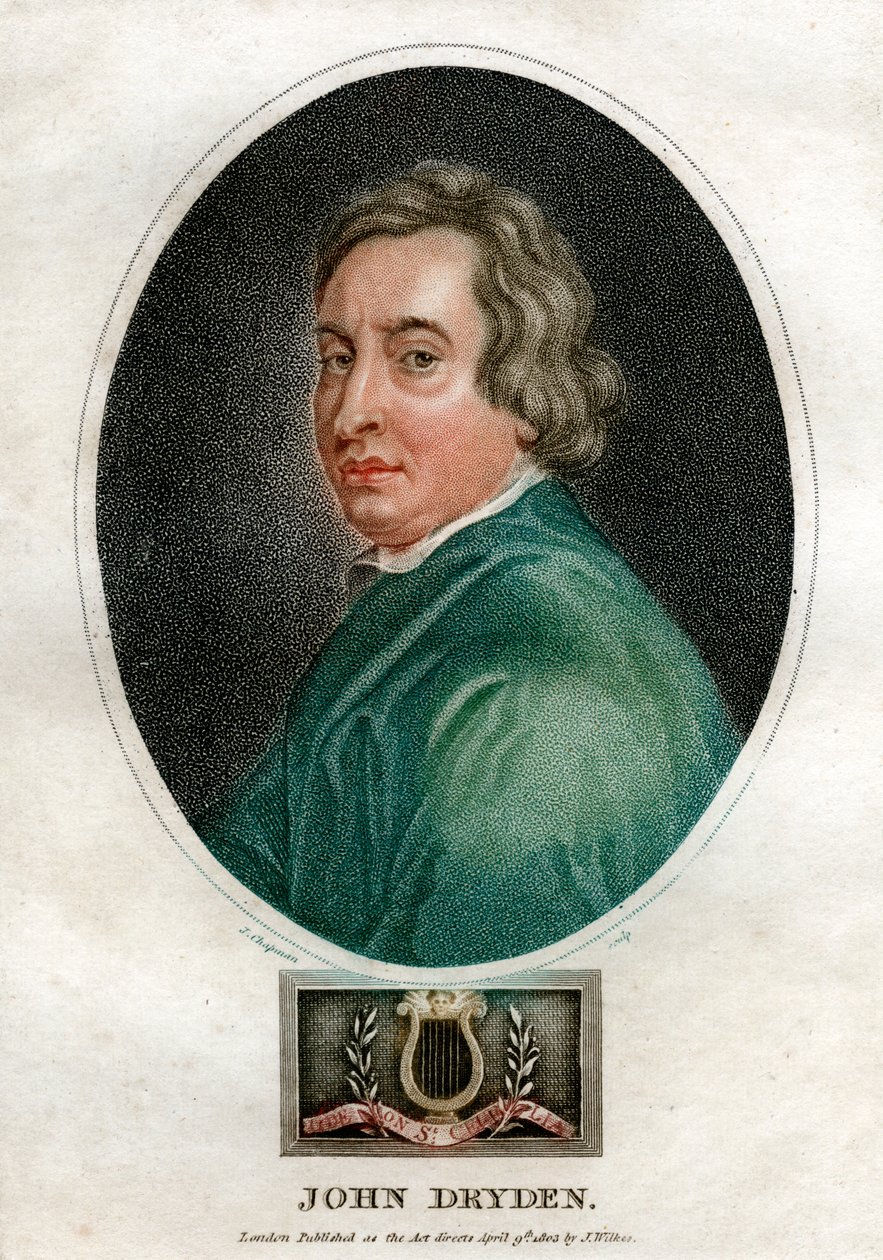 John Dryden, englischer Dramatiker und Poet Laureate von J. Chapman
