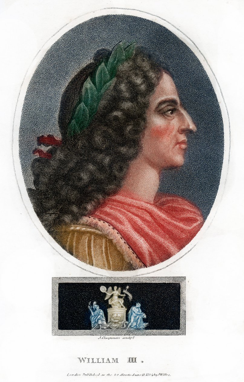 Wilhelm III., König von England, Schottland und Irland, 1804 von J. Chapman