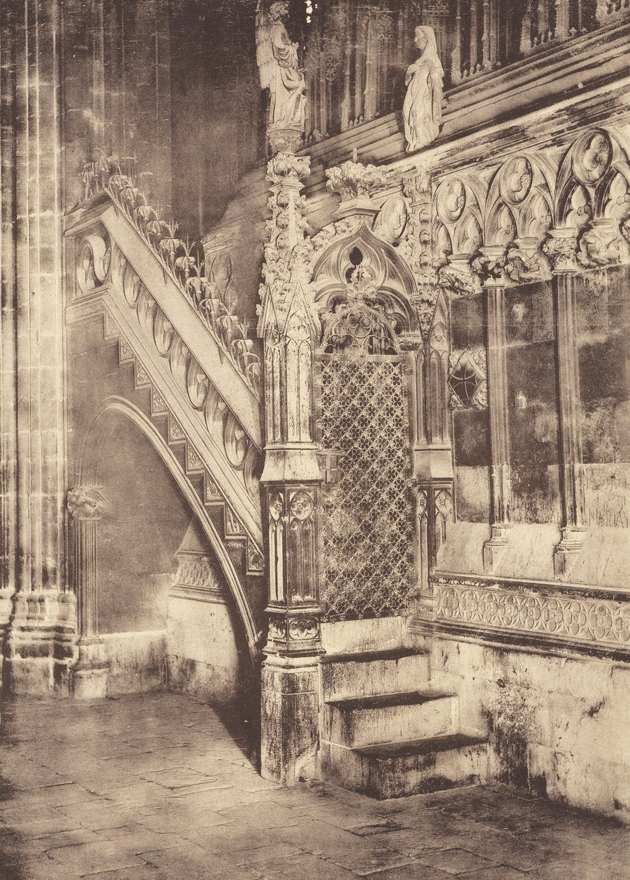 Kanzeltreppe, Kathedrale von Barcelona von J. Furnells