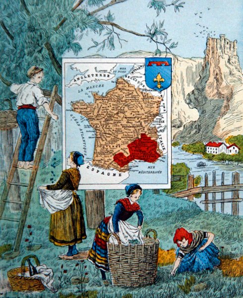 Provence, Illustration für 