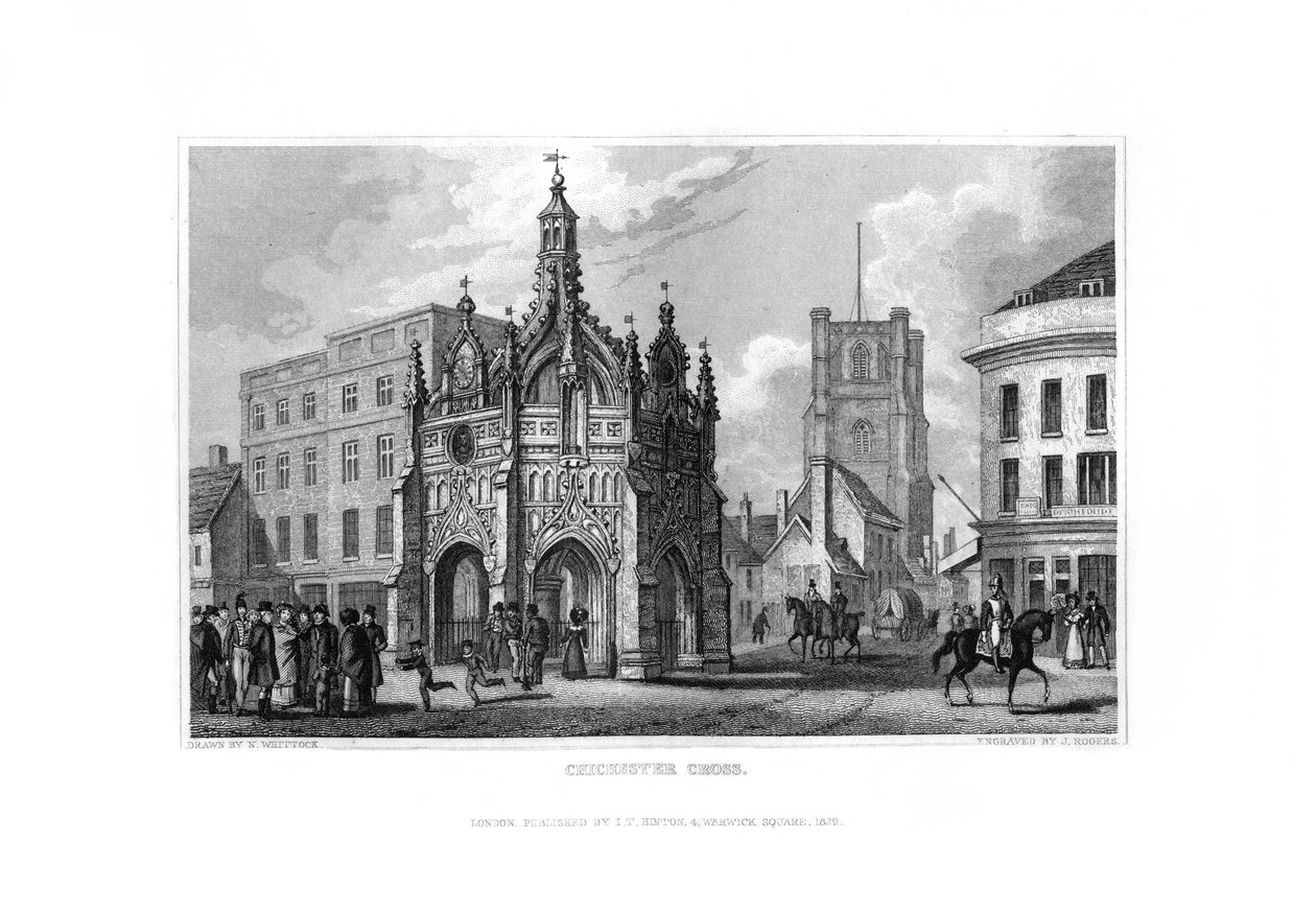 Chichester-Kreuz, Chichester, West Sussex, 1829 von J. Rogers