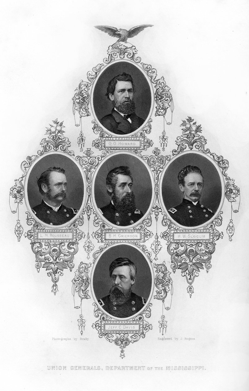 Generäle der Union des Departements des Mississippi, Amerikanischer Bürgerkrieg, 1862-1867 von J. Rogers