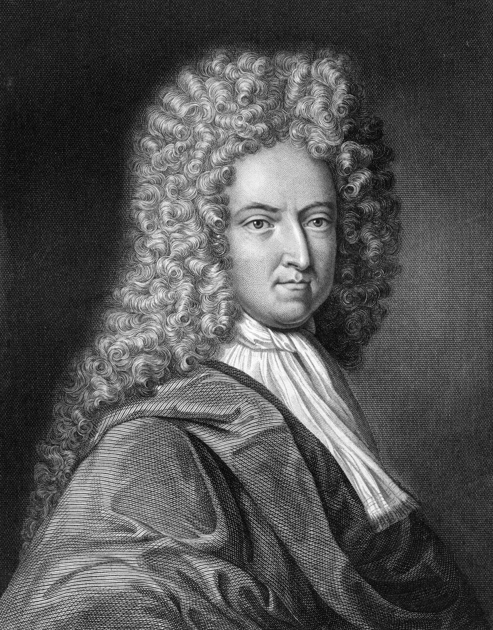 Daniel Defoe, englischer Schriftsteller und Journalist, 1836 von J. Thomson