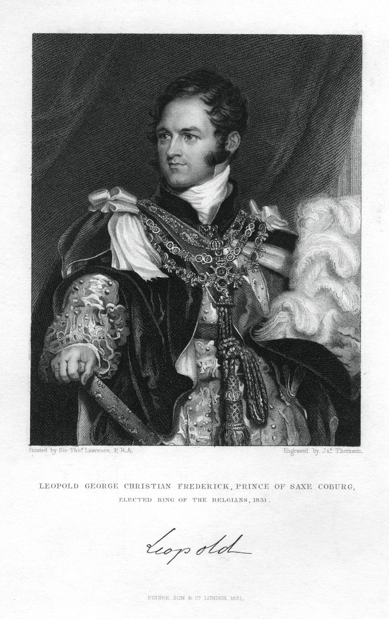 Prinz Leopold von Sachsen-Coburg-Saalfeld, 1831 von J. Thomson
