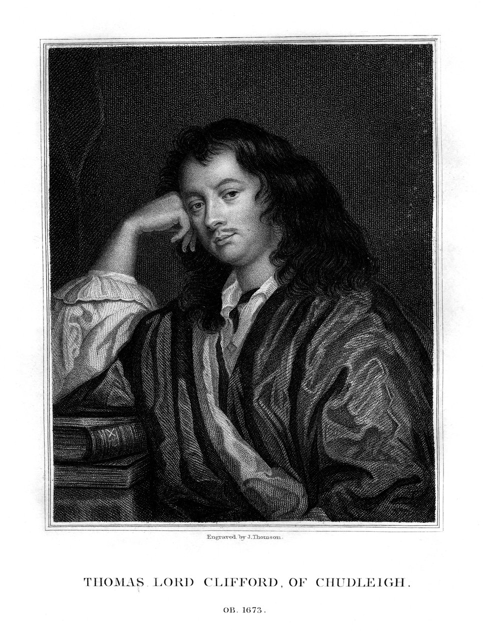Thomas Clifford, 1. Baron Clifford von Chudleigh, englischer Staatsmann und Politiker, 1828 von J. Thomson