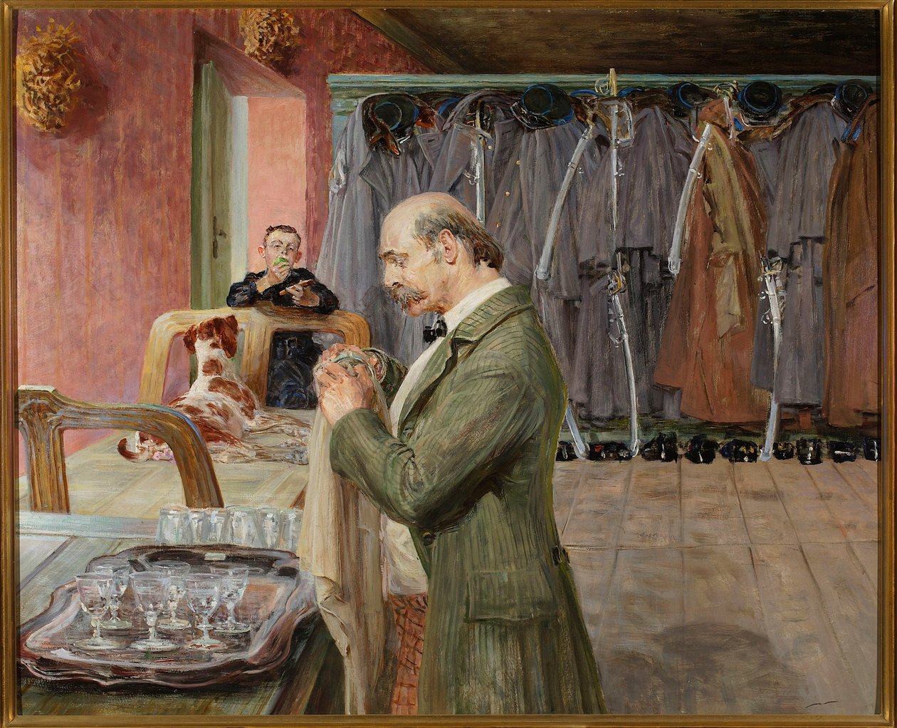 Mein Leben - mittlerer Teil des Triptychons von Jacek Malczewski