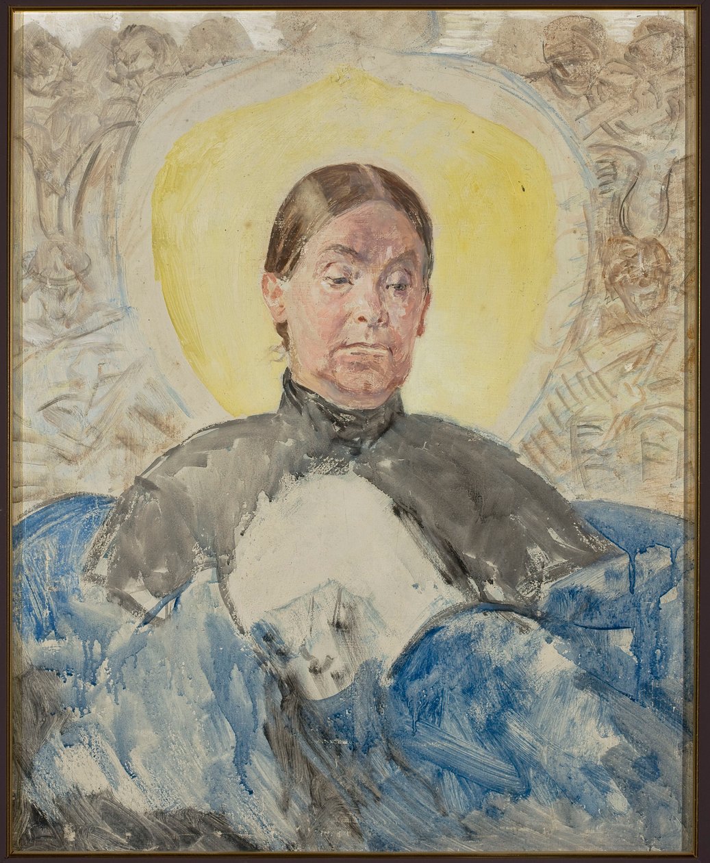 Porträt der Schwester des Künstlers - Bronisława von Jacek Malczewski