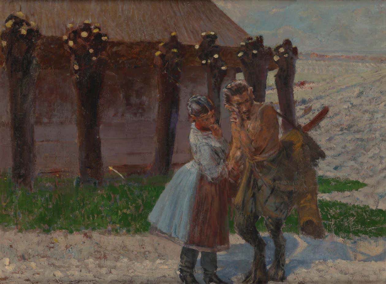 Umizgi Fauna - Avers von Jacek Malczewski