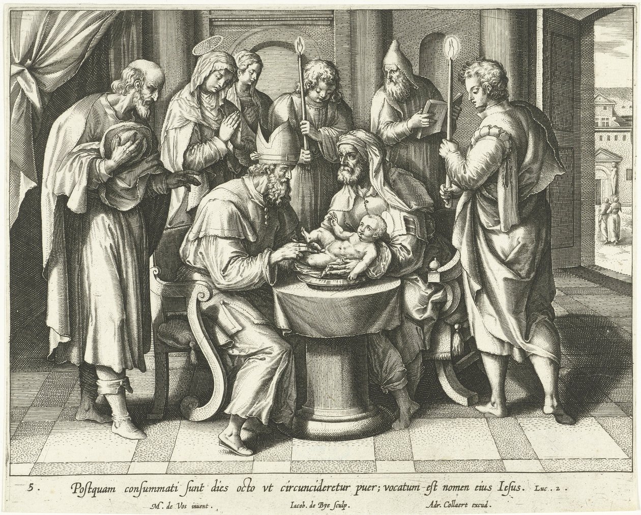 Die Beschneidung Christi von Jacob de Bie