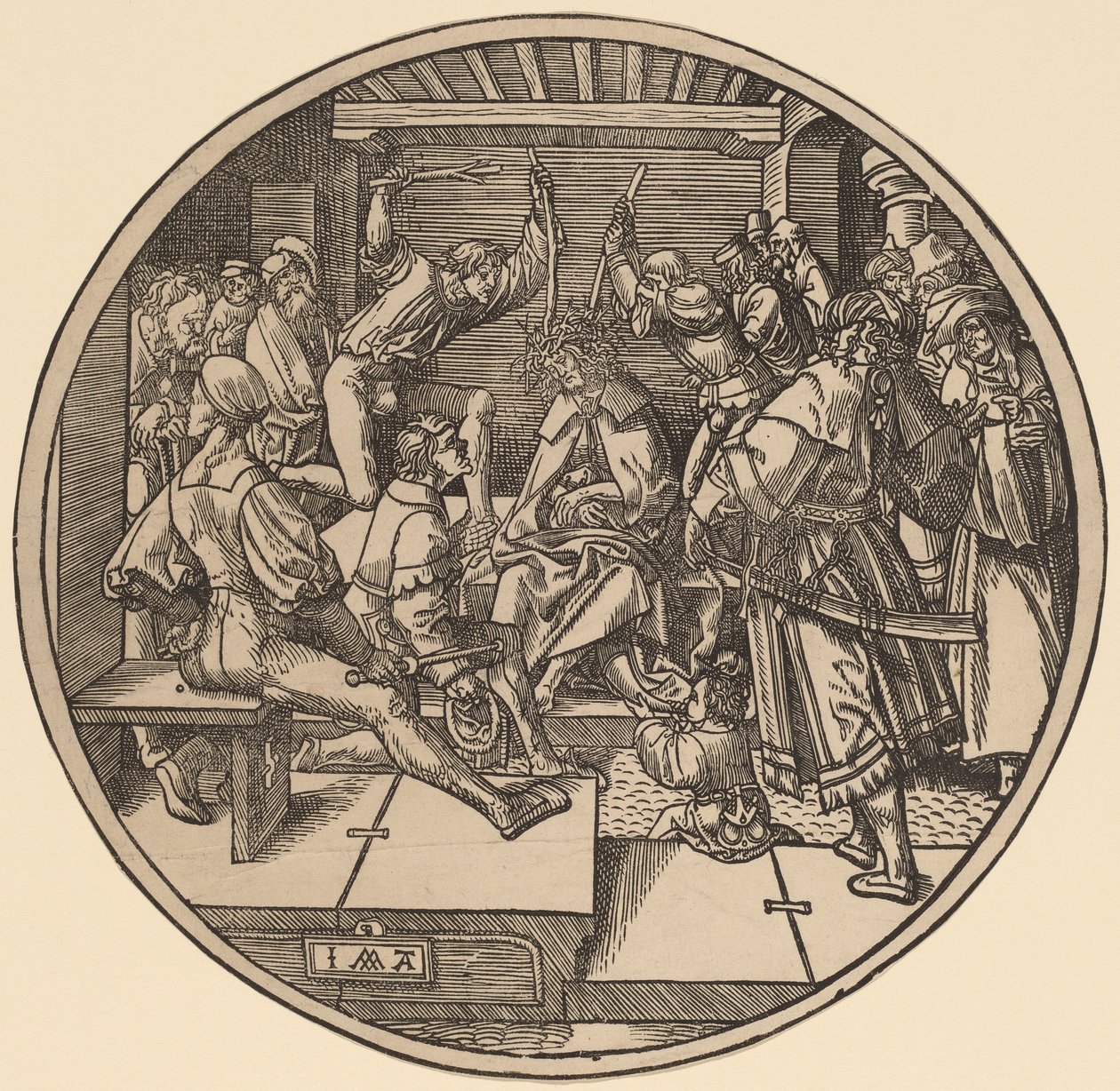 Christus mit Dornen gekrönt von Jacob Cornelisz van Oostsanen