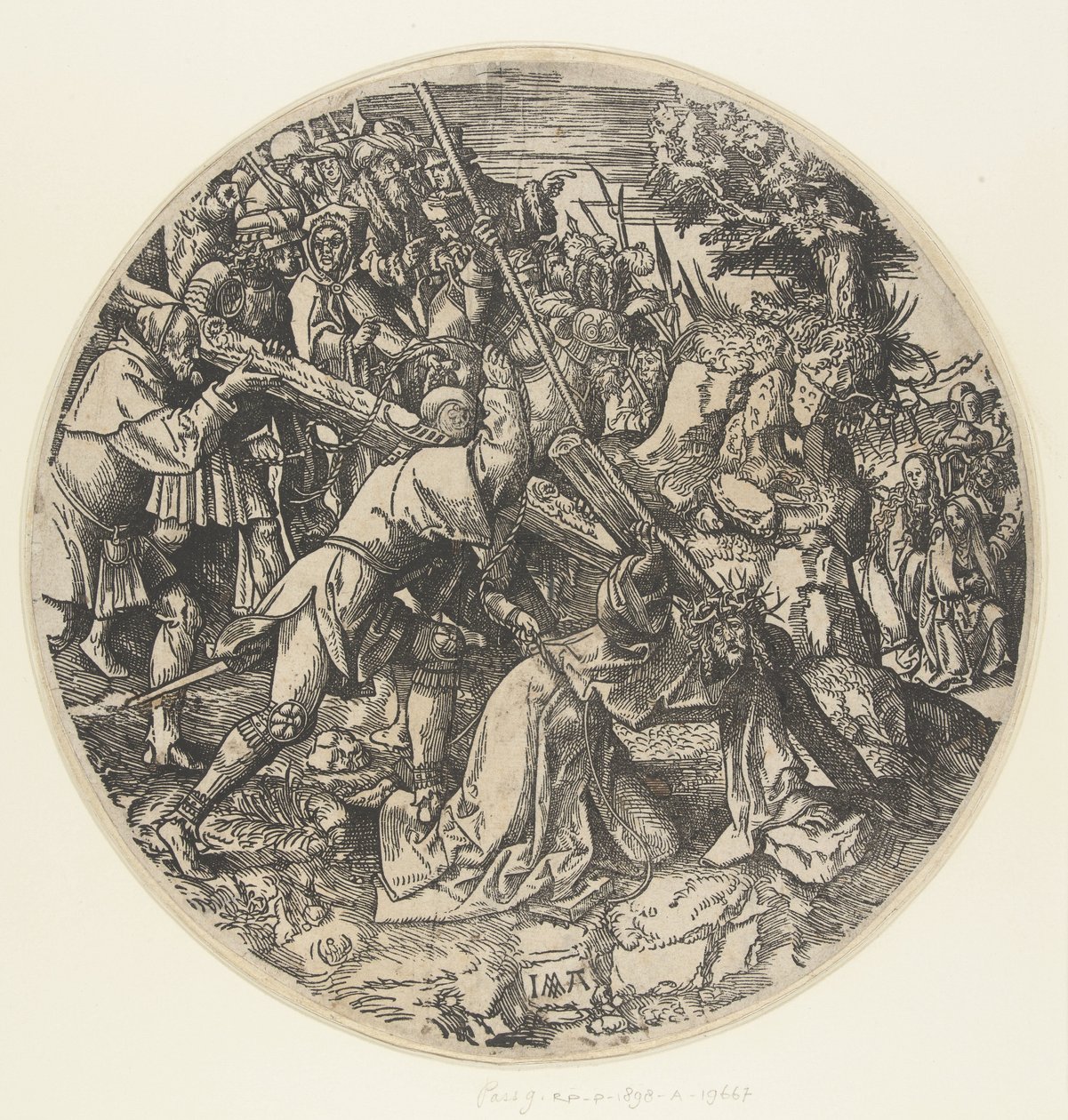 Kreuztragung von Jacob Cornelisz van Oostsanen