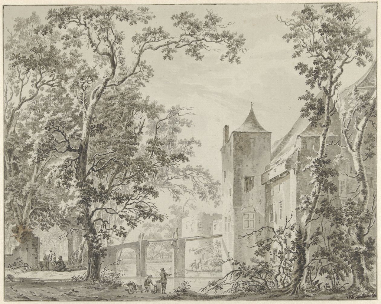 Das Schloss de Haar bei Utrecht von Jacob Elias van Varelen