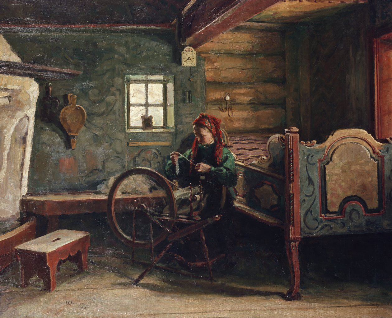 Bauernwohnzimmer von Jacob Gloersen