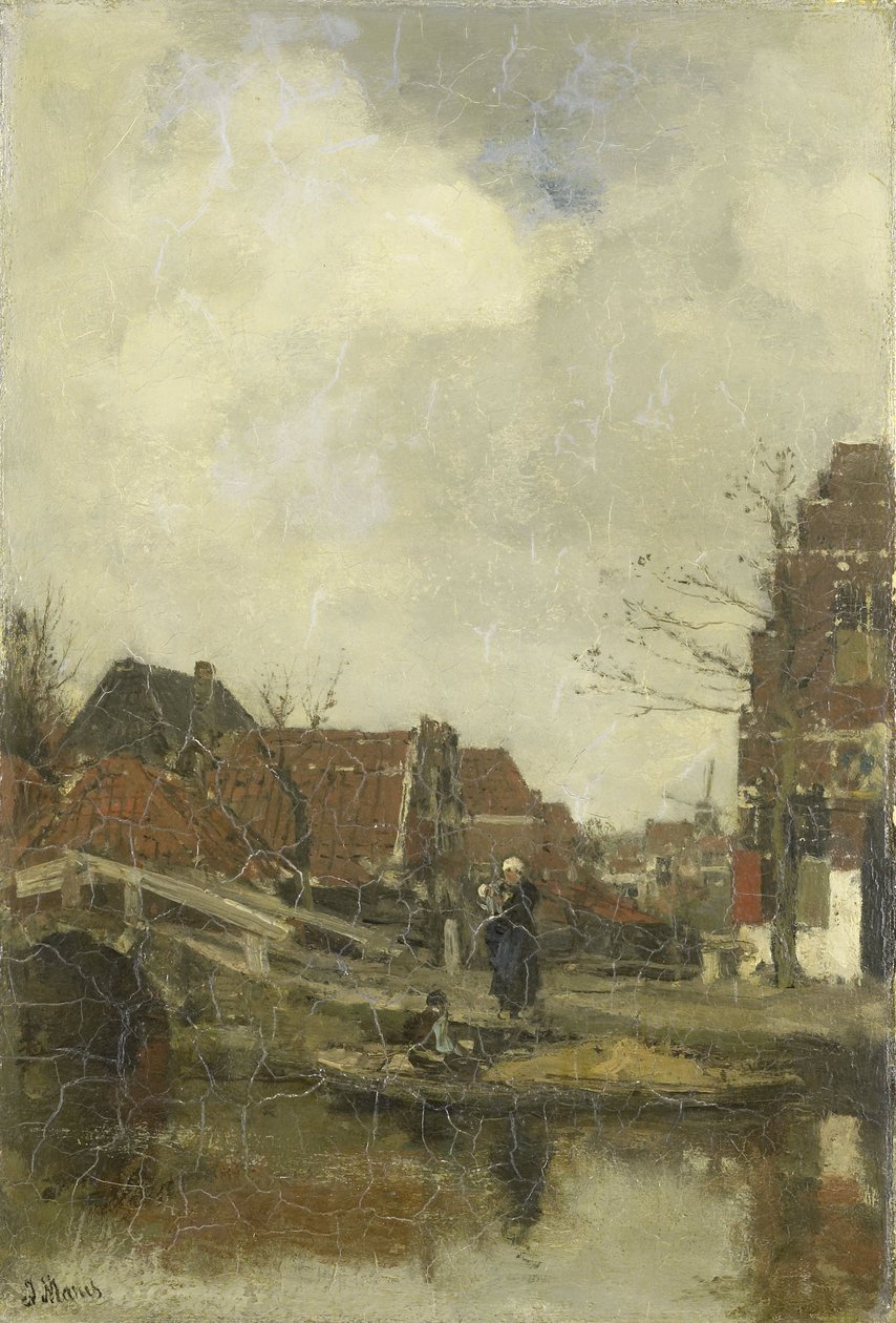 Altes Viertel am Wasser von Jacob Henricus or Hendricus Maris