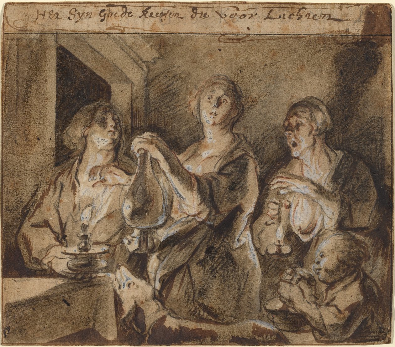 "Es sind gute Kerzen, die den Weg erleuchten" von Jacob Jordaens