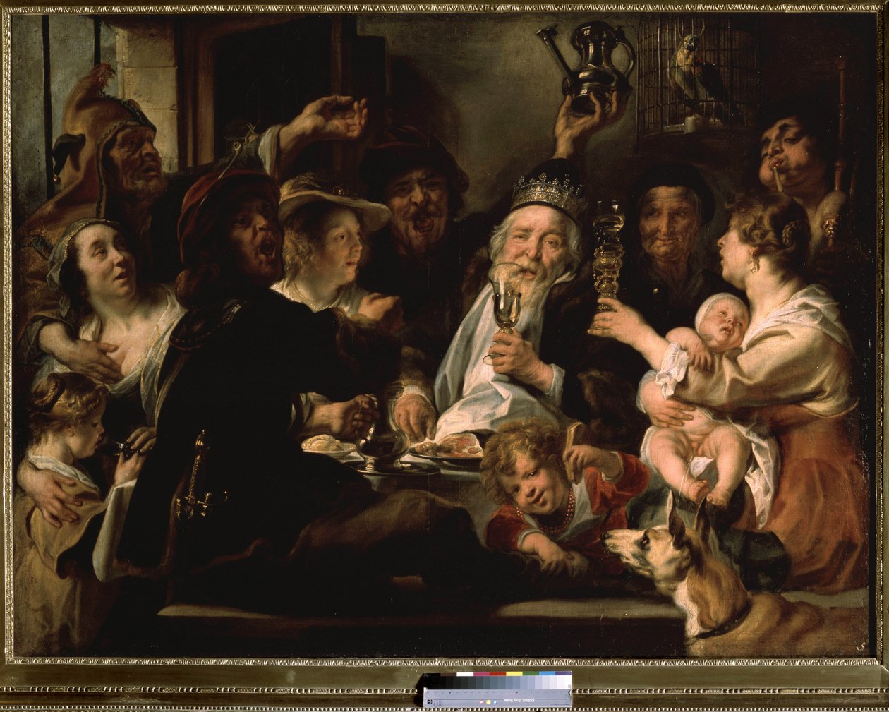 Das Bohnenkönigfest von Jacob Jordaens