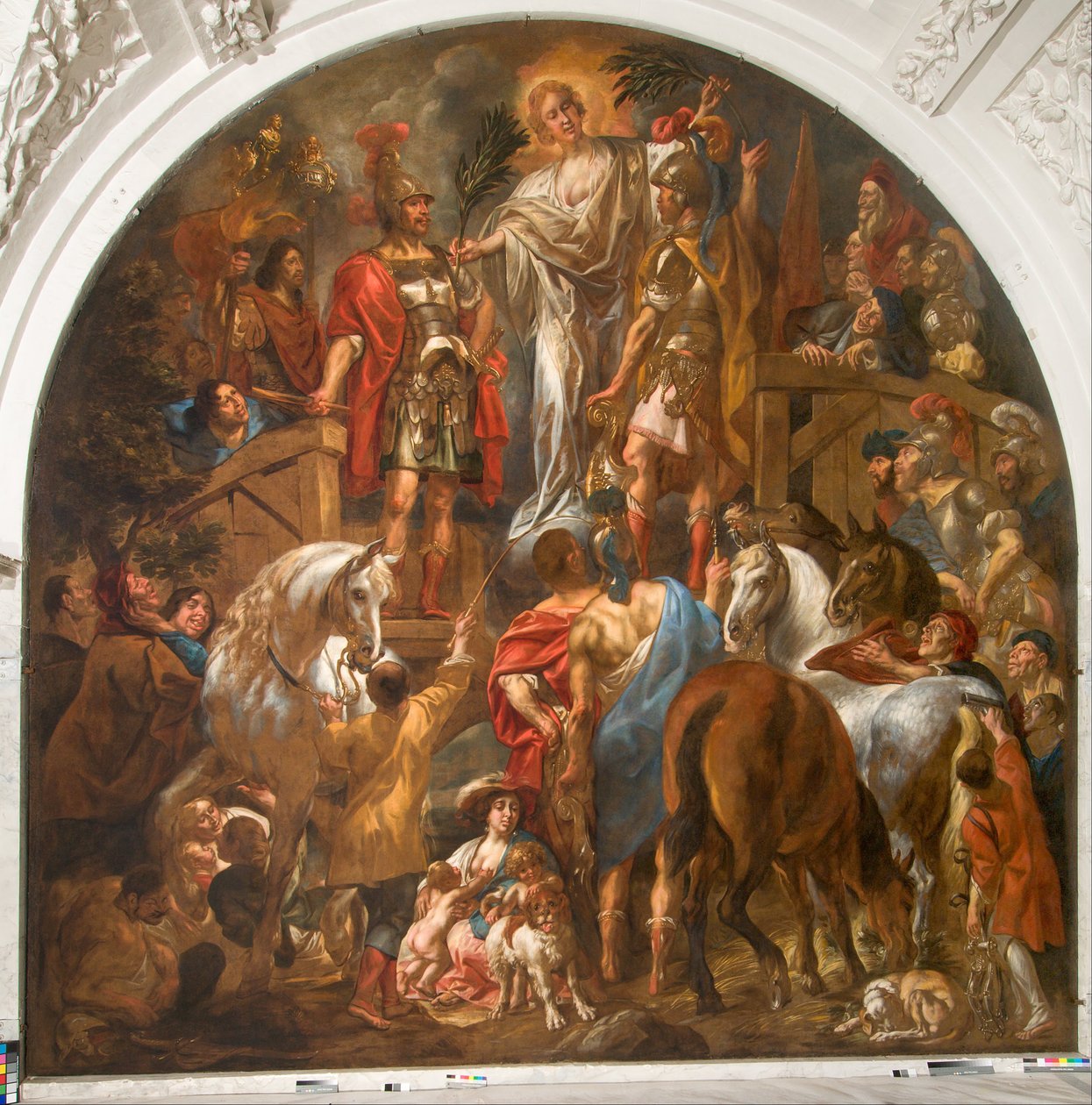 Frieden zwischen den Römern und den Batavern von Jacob Jordaens