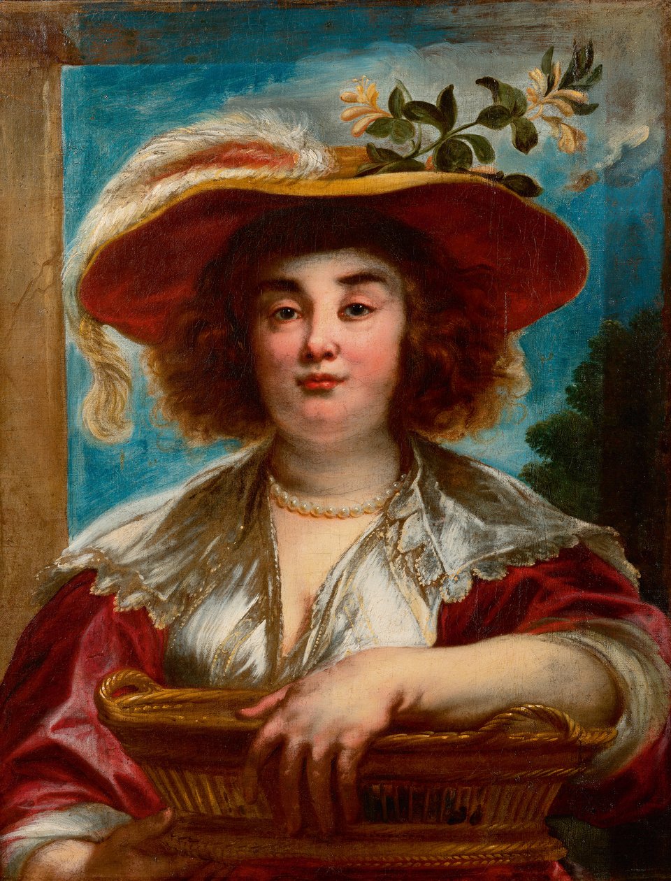 Porträt von Elisabeth Jordaens, der ältesten Tochter des Künstlers von Jacob Jordaens