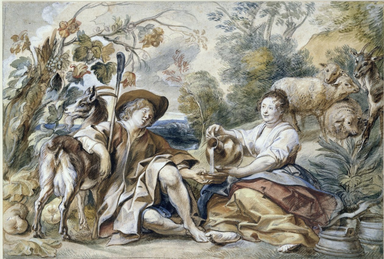 Schäferpaar von Jacob Jordaens
