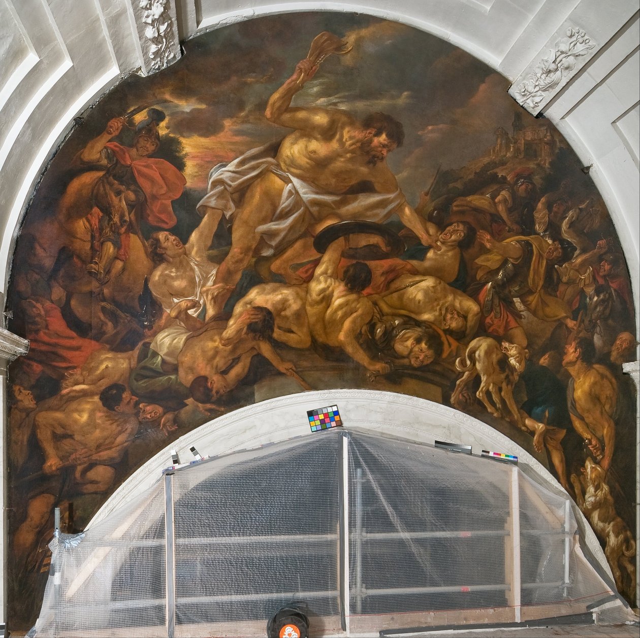 Samson besiegt die Philister von Jacob Jordaens the elder