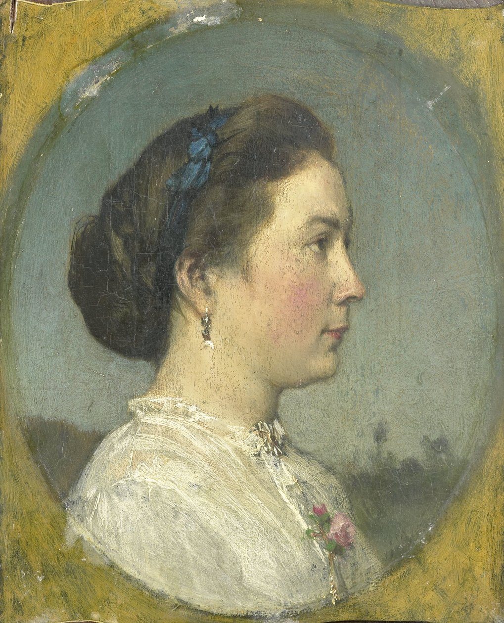 Porträt von Catharina Hendrika Horn, der Frau des Künstlers von Jacob Maris