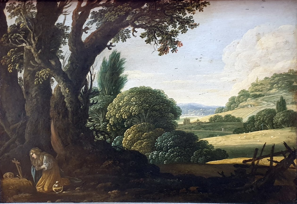 Landschaft mit reuiger Magdalena von Jacob Symonsz Pynas or Pinas