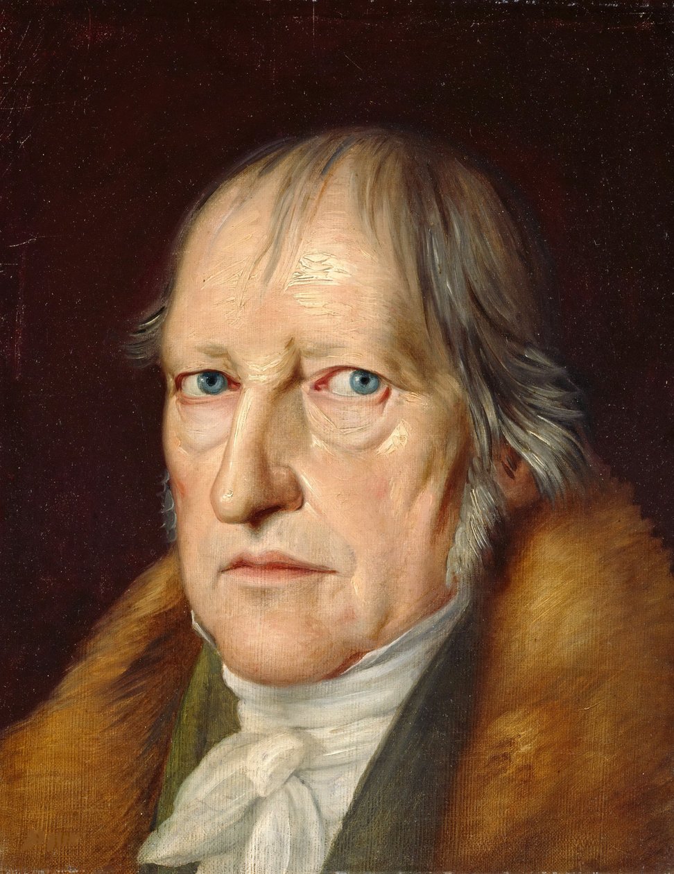 Porträt von Georg Wilhelm Friedrich Hegel (1770-1831) von Jacob Schlesinger