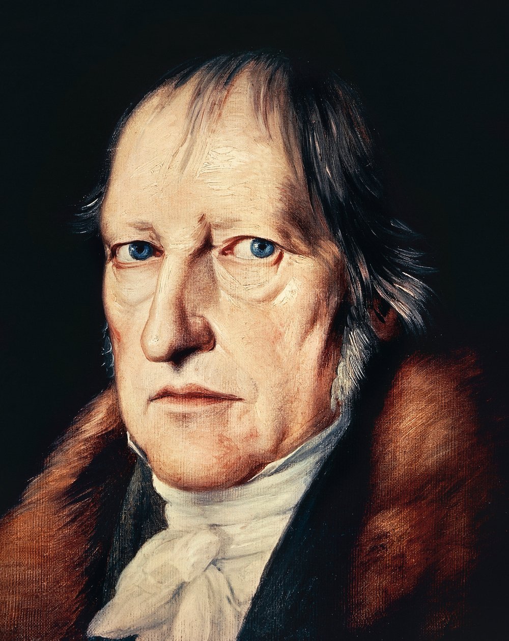 Porträt von Georg Wilhelm Friedrich Hegel von Jacob Schlesinger