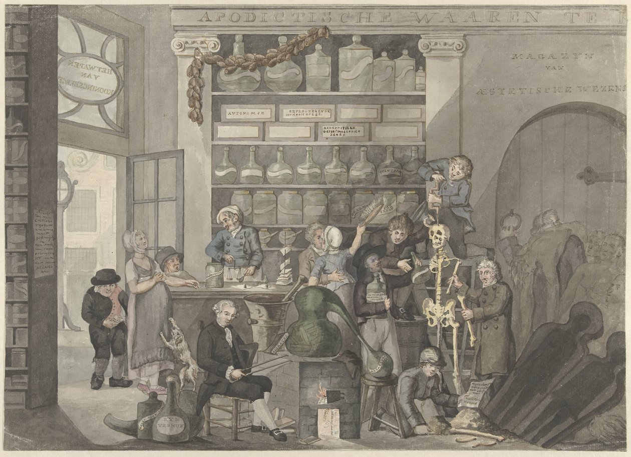 Apodiktische Wahrheiten, Allegorie auf die Philosophie von Kant von Jacob Smies