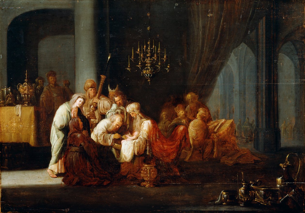 Die Beschneidung, 17. Jahrhundert von Jacob Willemsz de Wet the Elder