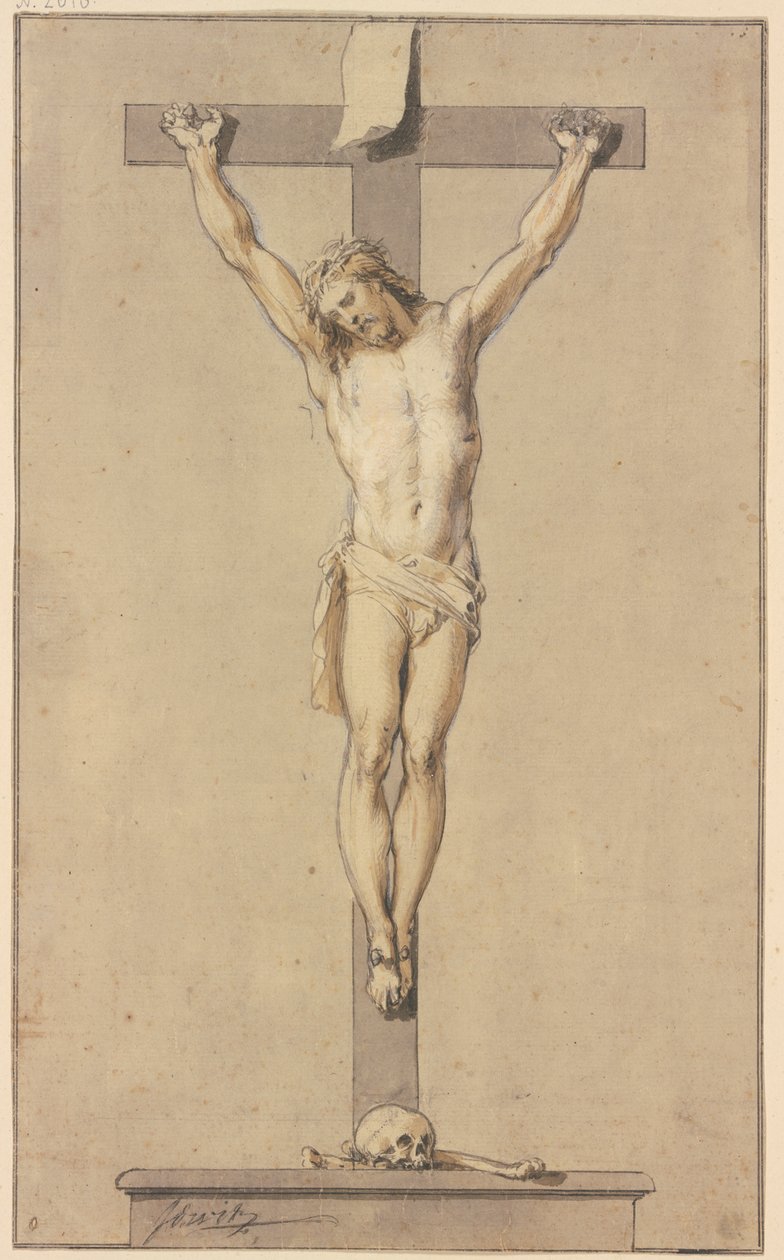 Christus am Kreuz von Jacob de Wit