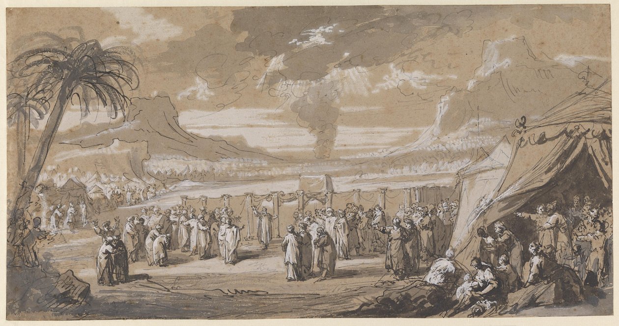 Moses wählt die 70 Ältesten von Jacob de Wit