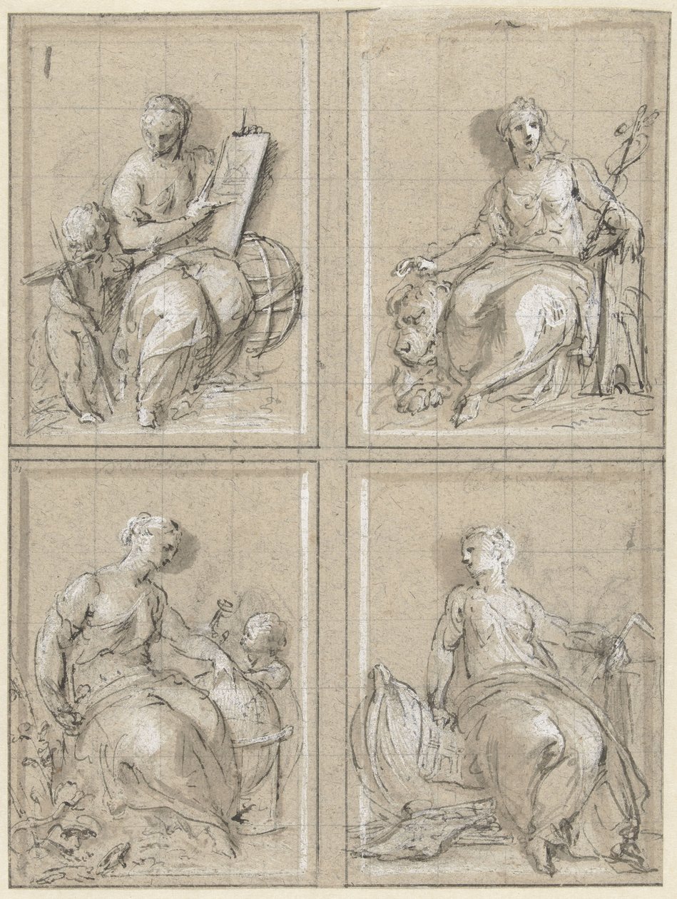 Mathematik, Handel, Geografie und Schiffbau von Jacob de Wit