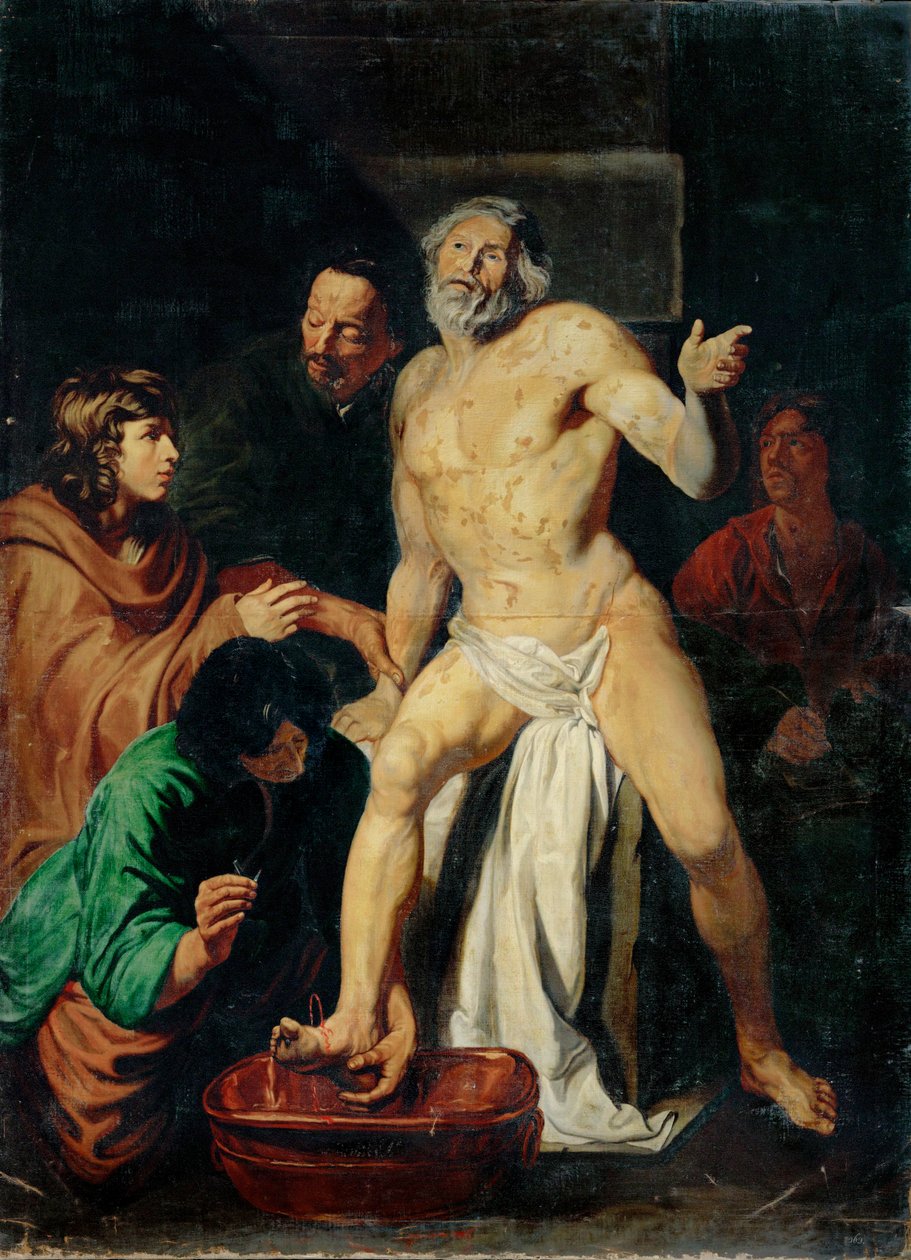 Der Tod des Seneca von Jacob van Oost