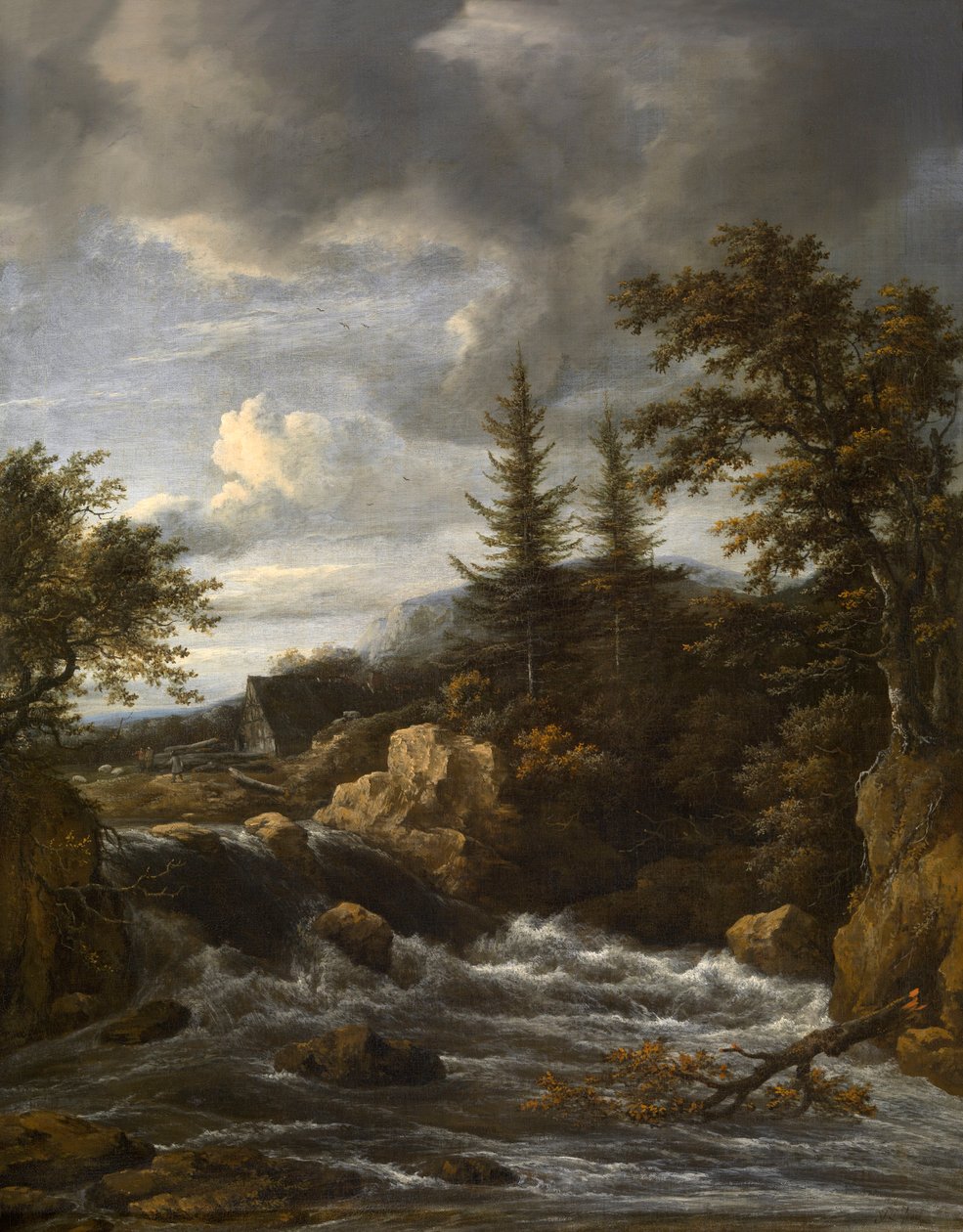 Wasserfall in Norwegen von Jacob van Ruisdael