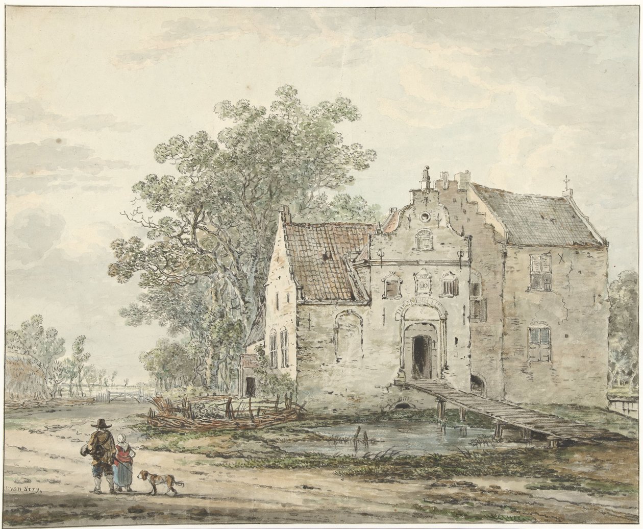 Schloss IJzendoorn in der Betuwe von Jacob van Strij