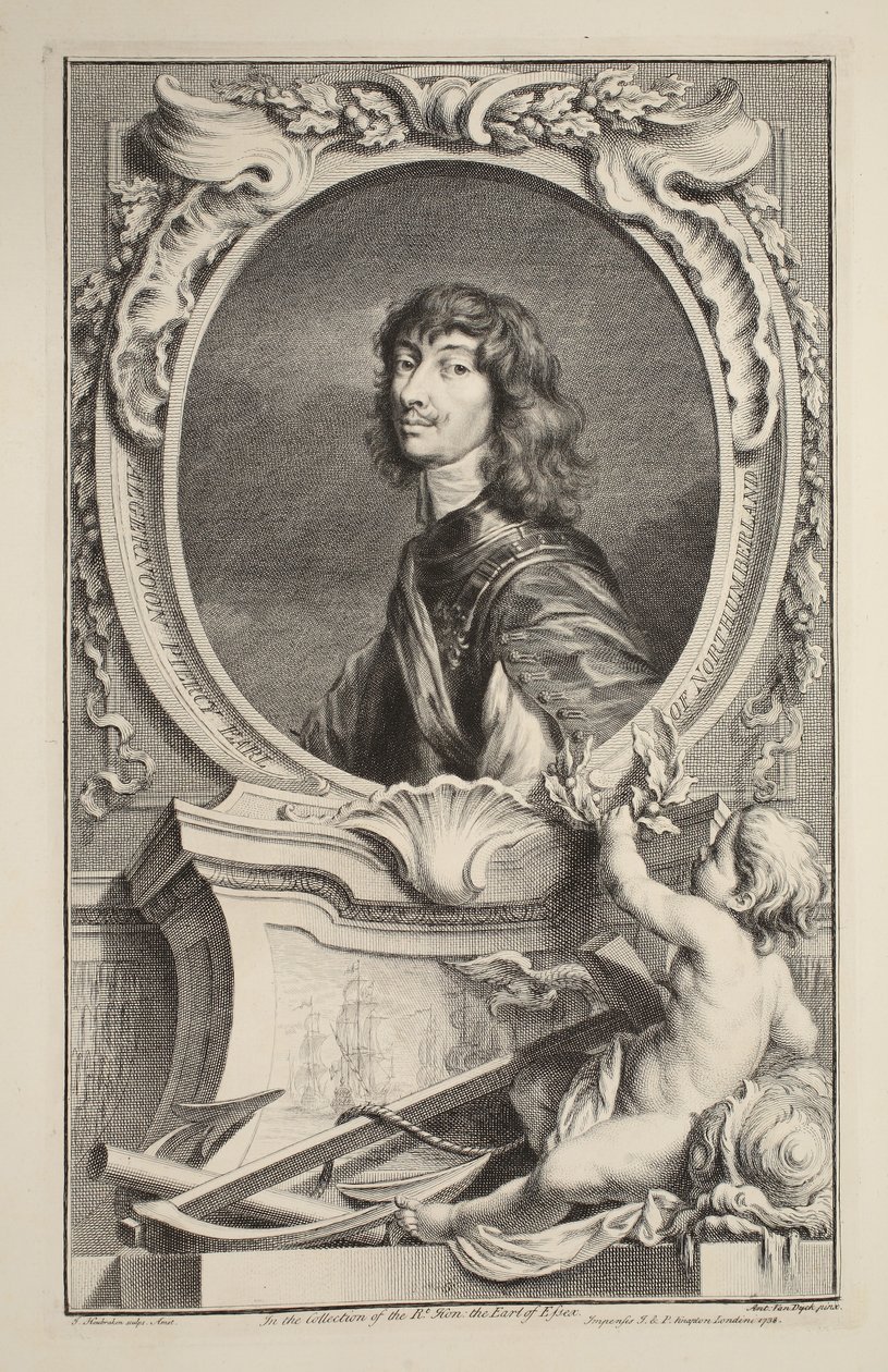 Porträt von Algernon Percy, Earl of Northumberland, Illustration aus 