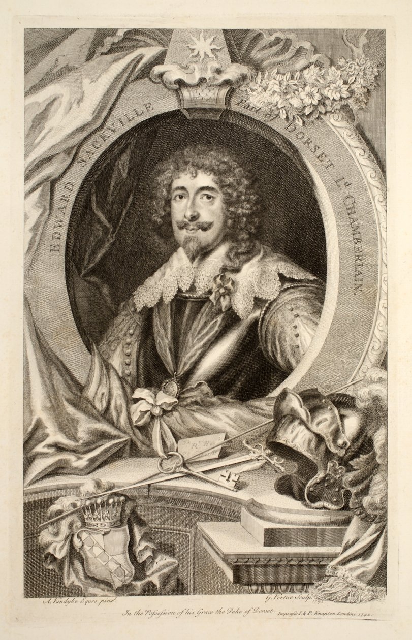 Porträt von Edward Sackville, Illustration aus 