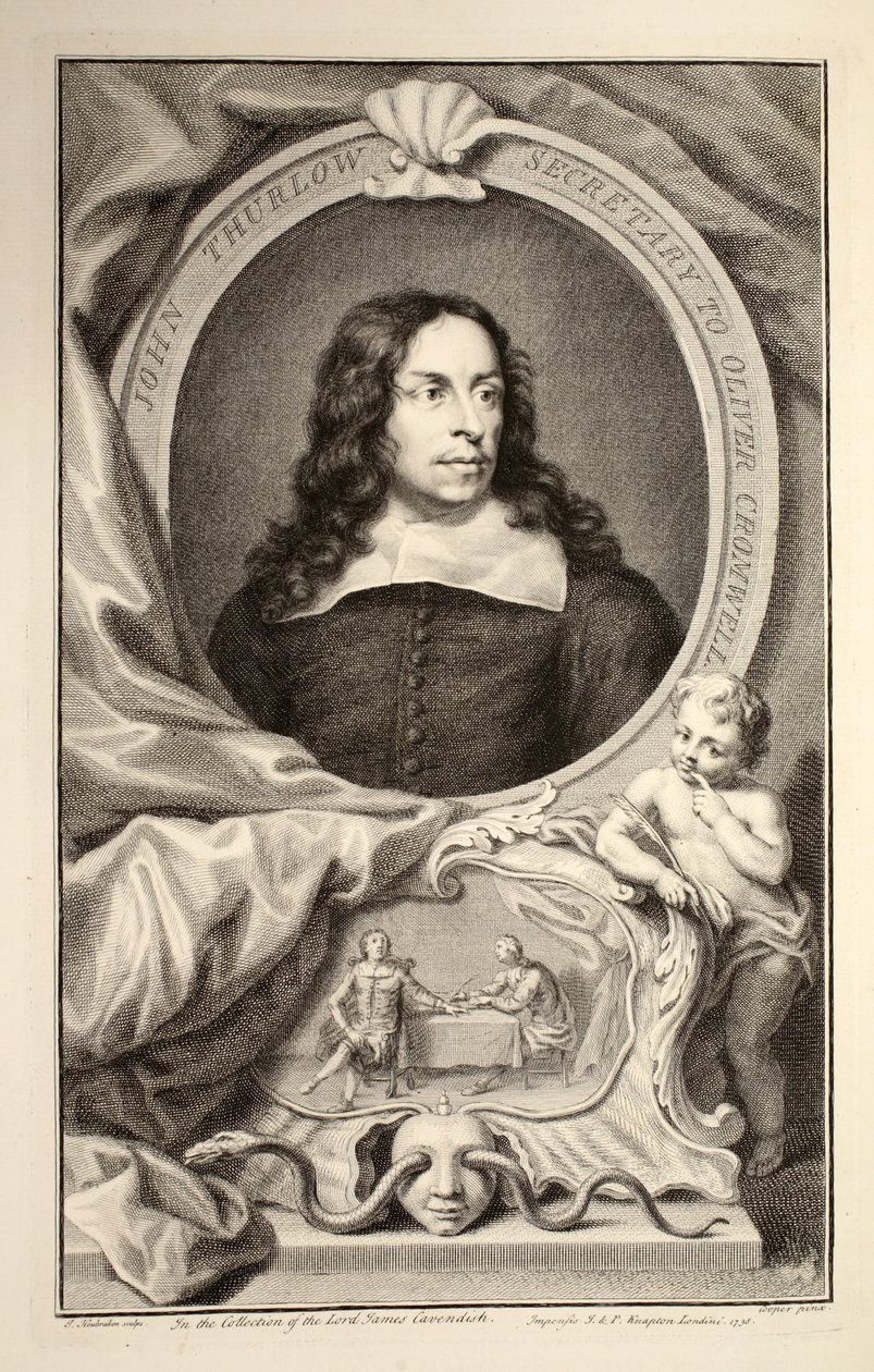 Porträt von John Thurlow, Illustration aus 
