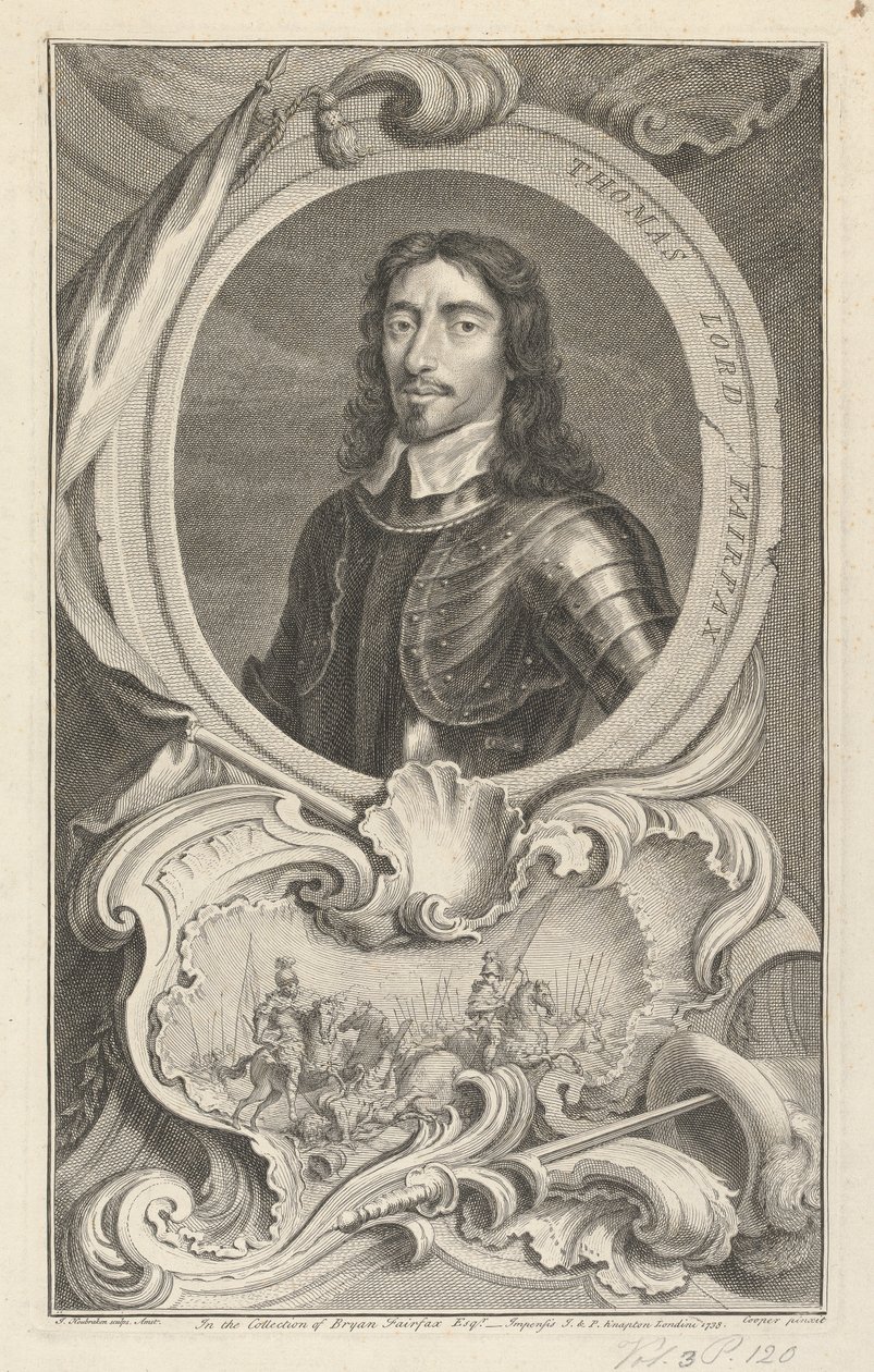 Thomas Fairfax, 3. Lord Fairfax von Cameron von Jacobus Houbraken