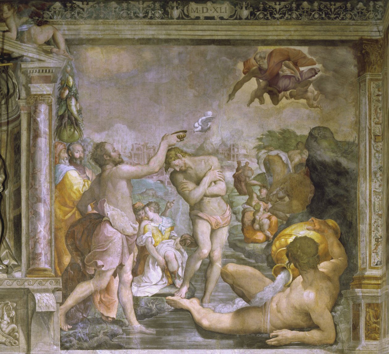 Die Taufe Christi von Jacopino del Conte
