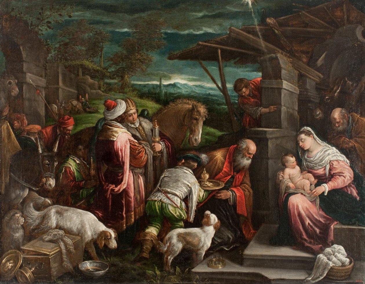 Anbetung der Heiligen Drei Könige von Jacopo Bassano
