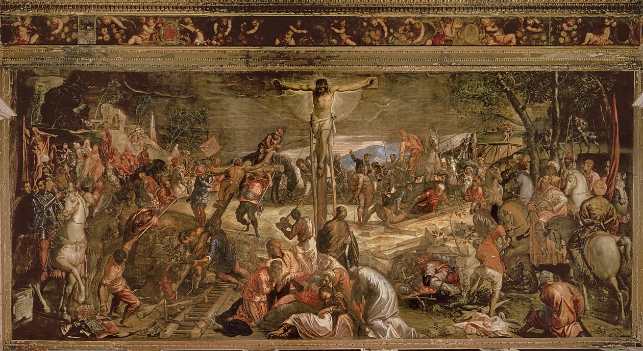 Die Kreuzigung Christi, 1565 von Jacopo Robusti Tintoretto