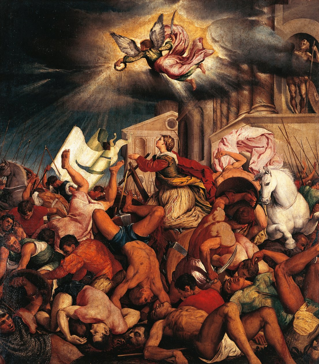 Martyrium der Heiligen Katharina, von Jacopo Bassano (ca. 1510-1592) von Jacopo (1510 92) Bassano