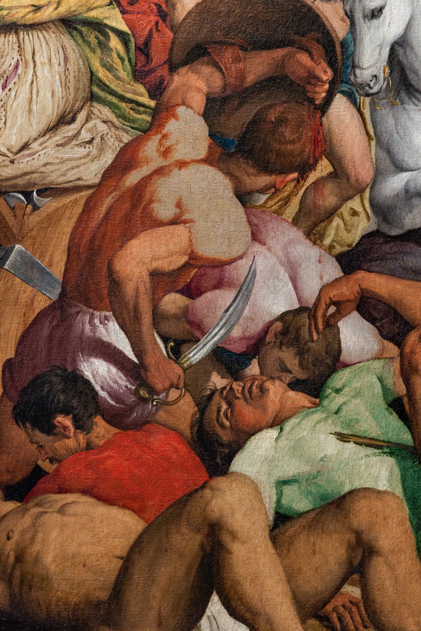 Martyrium der heiligen Katharina von Alexandrien (Detail) von Jacopo (1510 92) Bassano